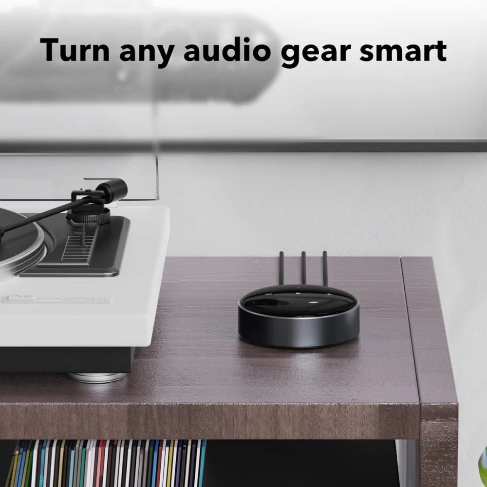 WiiM Mini AirPlay2 Wireless Audio Streamer w/ Siri & Alexa Hi-Res Audio from Spotify - Image 3
