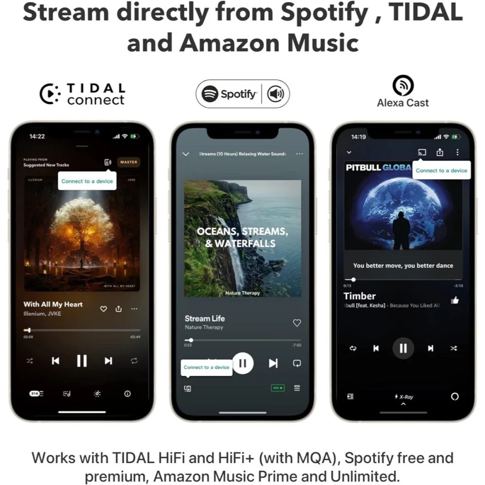 WiiM Mini AirPlay2 Wireless Audio Streamer w/ Siri & Alexa Hi-Res Audio from Spotify - Image 6