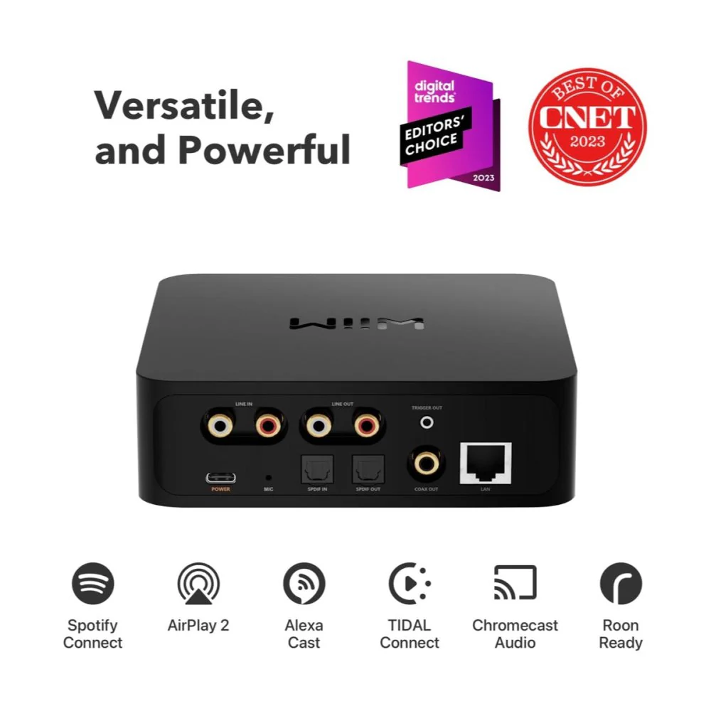 WiiM PRO AirPlay2 Wireless Audio Streamer & Chromecast w/ Siri & Alexa Hi-Res Audio from Spotify - Image 2