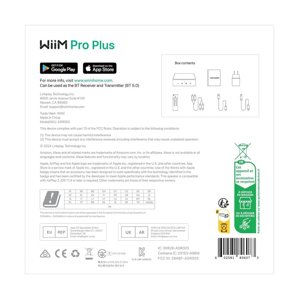 WiiM PRO PLUS AirPlay2 Wireless Audio Streamer & Chromecast w/ AKM 4493SEQ DAC Hi-Res Audio from Spotify - Image 10
