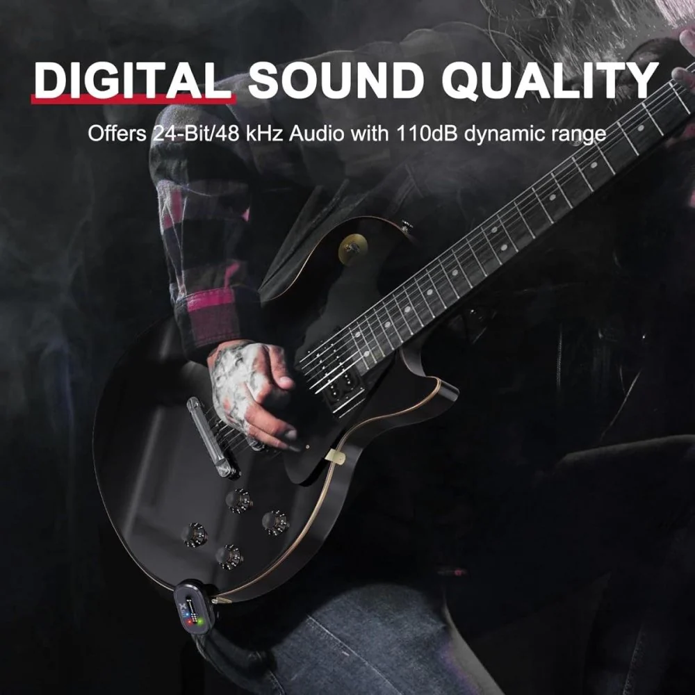 Xvive A58 Guitar Wireless System & BCA58 5,000mAh Charging Case Kit (AC58) - Image 6