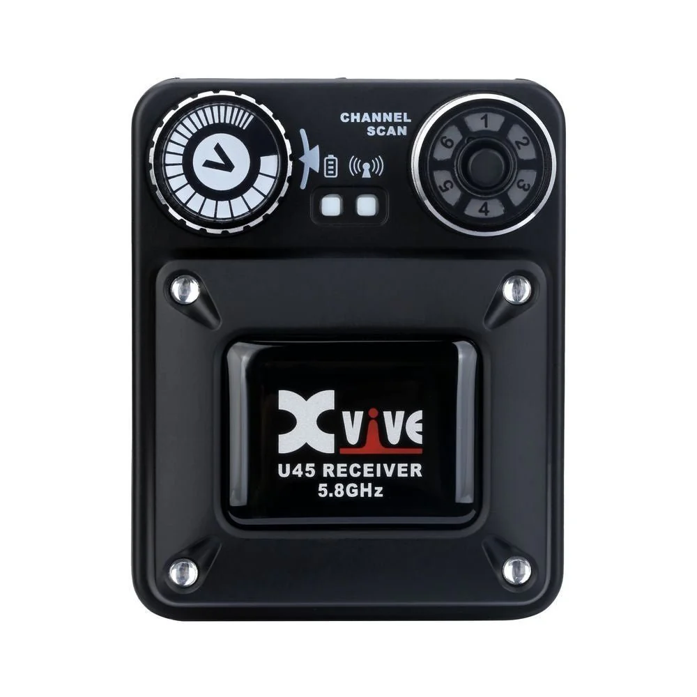 Xvive U45 Wireless In Ear Monitoring System 5.8GHz (Black) - Image 2