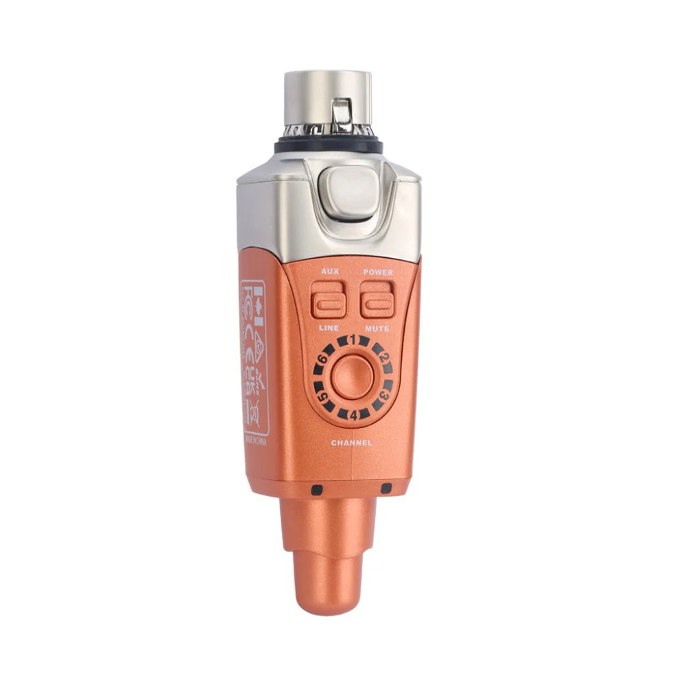 Xvive U45 Wireless In Ear Monitoring System 5.8GHz (Orange) - Image 3