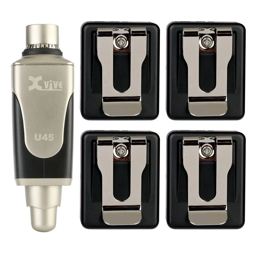 Xvive U45R2 Wireless In Ear Monitoring System 5.8GHz w/ 4x Receivers - Image 2
