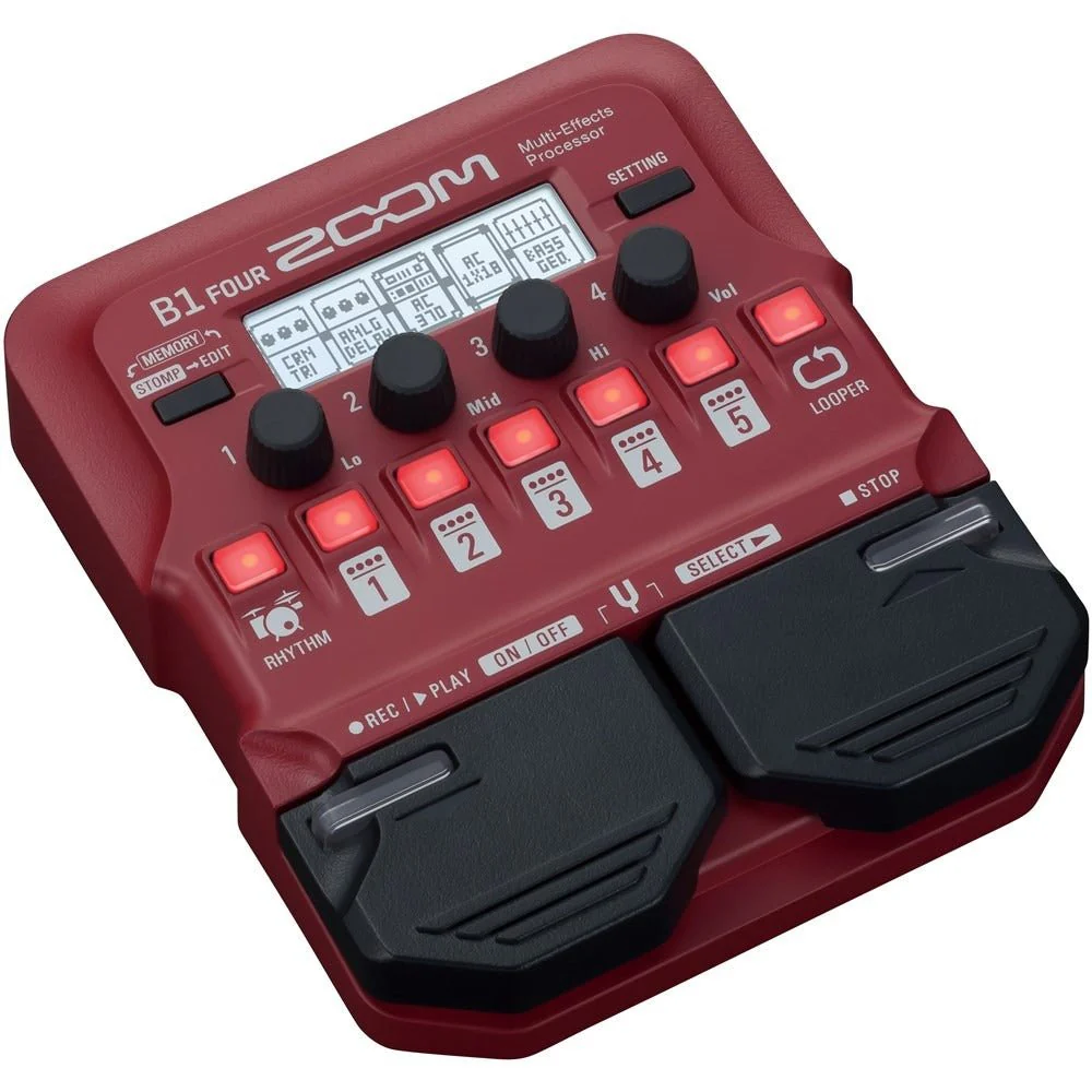 Zoom B1 FOUR Bass Multi-Effects Pedal - Image 3