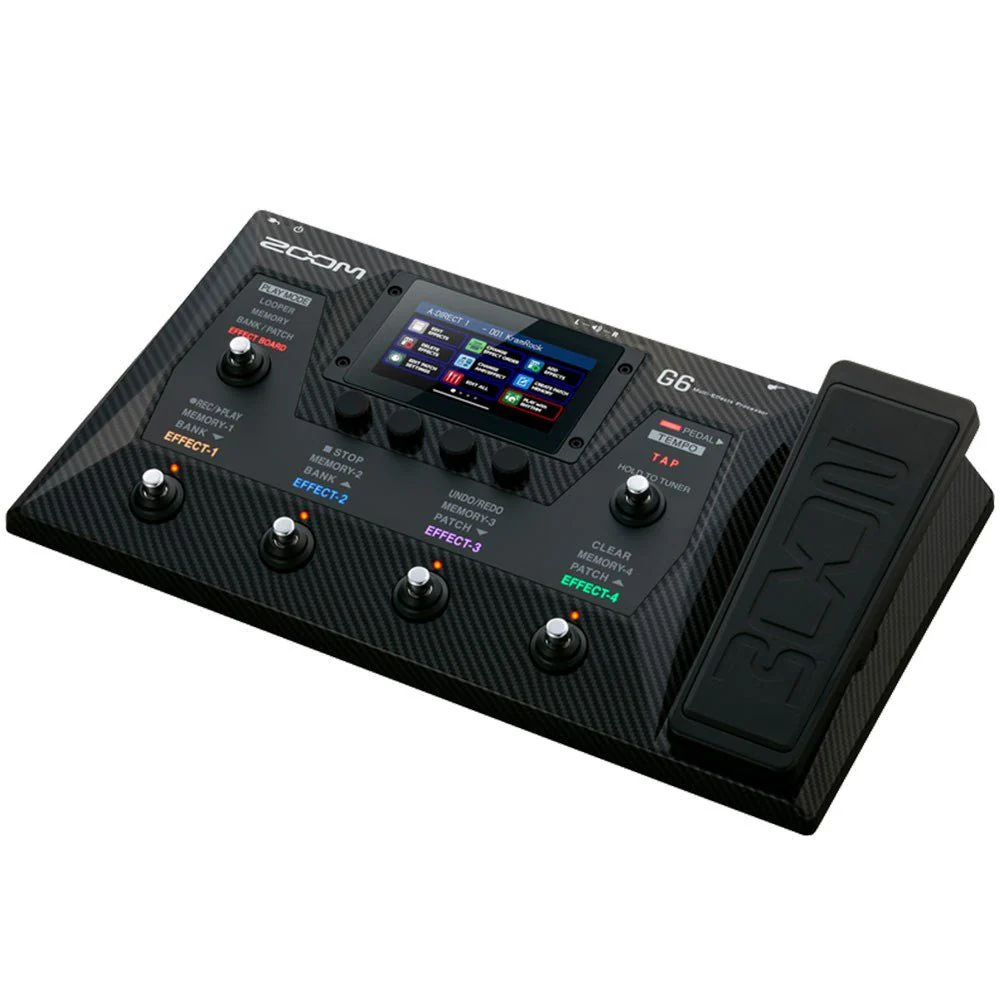 Zoom G6 Guitar Multi-Effects & Amp Simulation w/ IR Loader