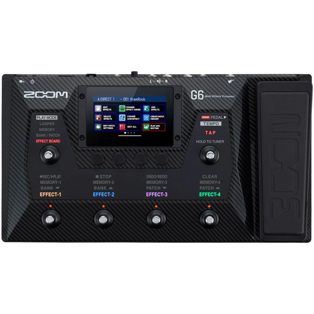 Zoom G6 Guitar Multi-Effects & Amp Simulation w/ IR Loader - Image 2