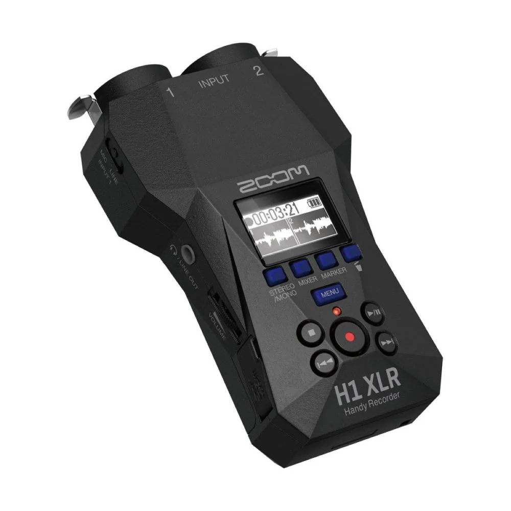 Zoom H1 XLR 32-BIt Float 2Ch Portable Field Recorder