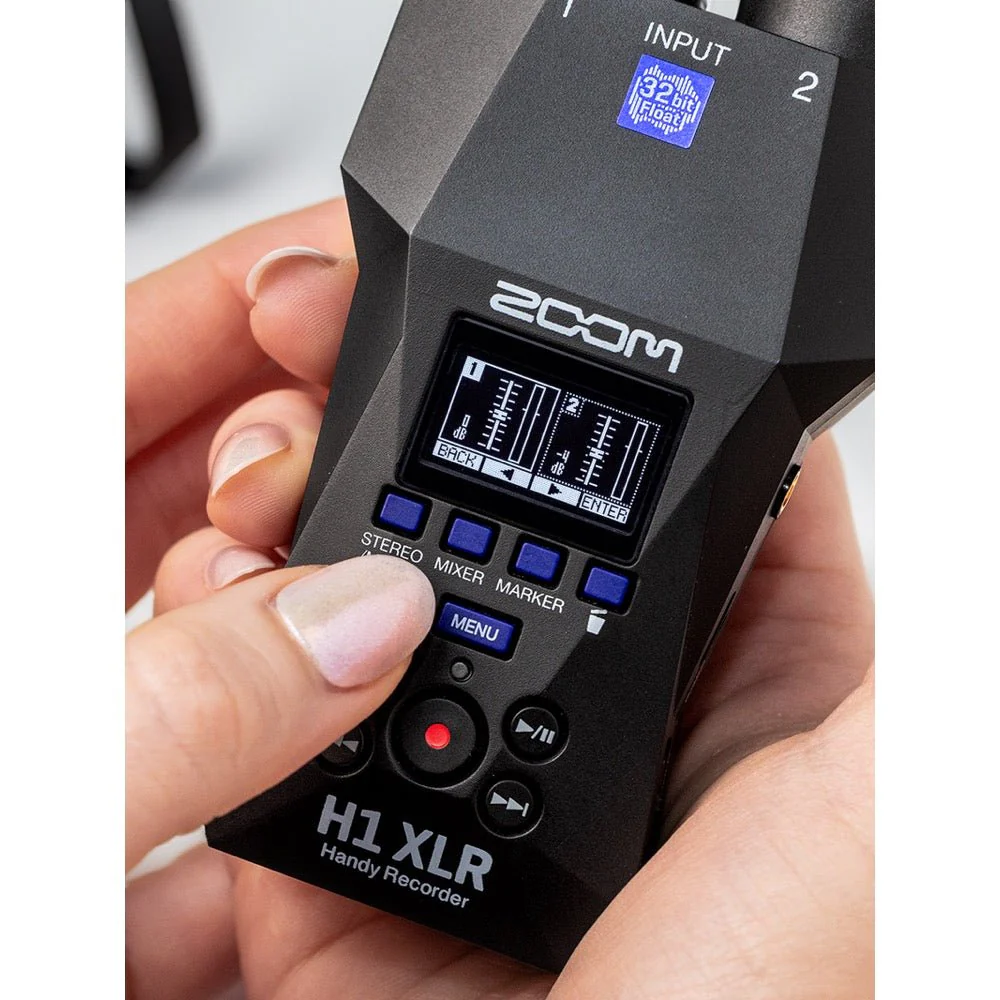 Zoom H1 XLR 32-BIt Float 2Ch Portable Field Recorder - Image 15