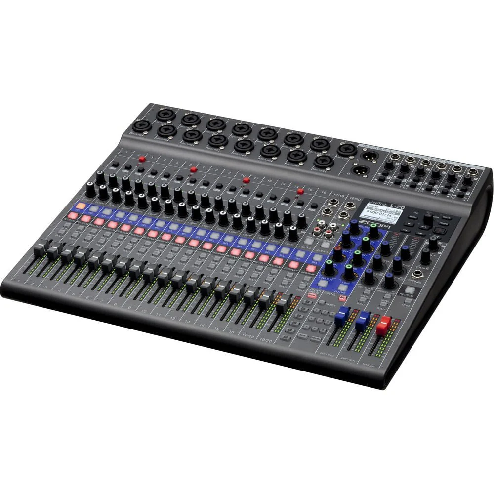 Zoom LiveTrak L-20 20Ch Digital Mixer / Recorder 22-in / 4-out USB Audio Interface - Image 4