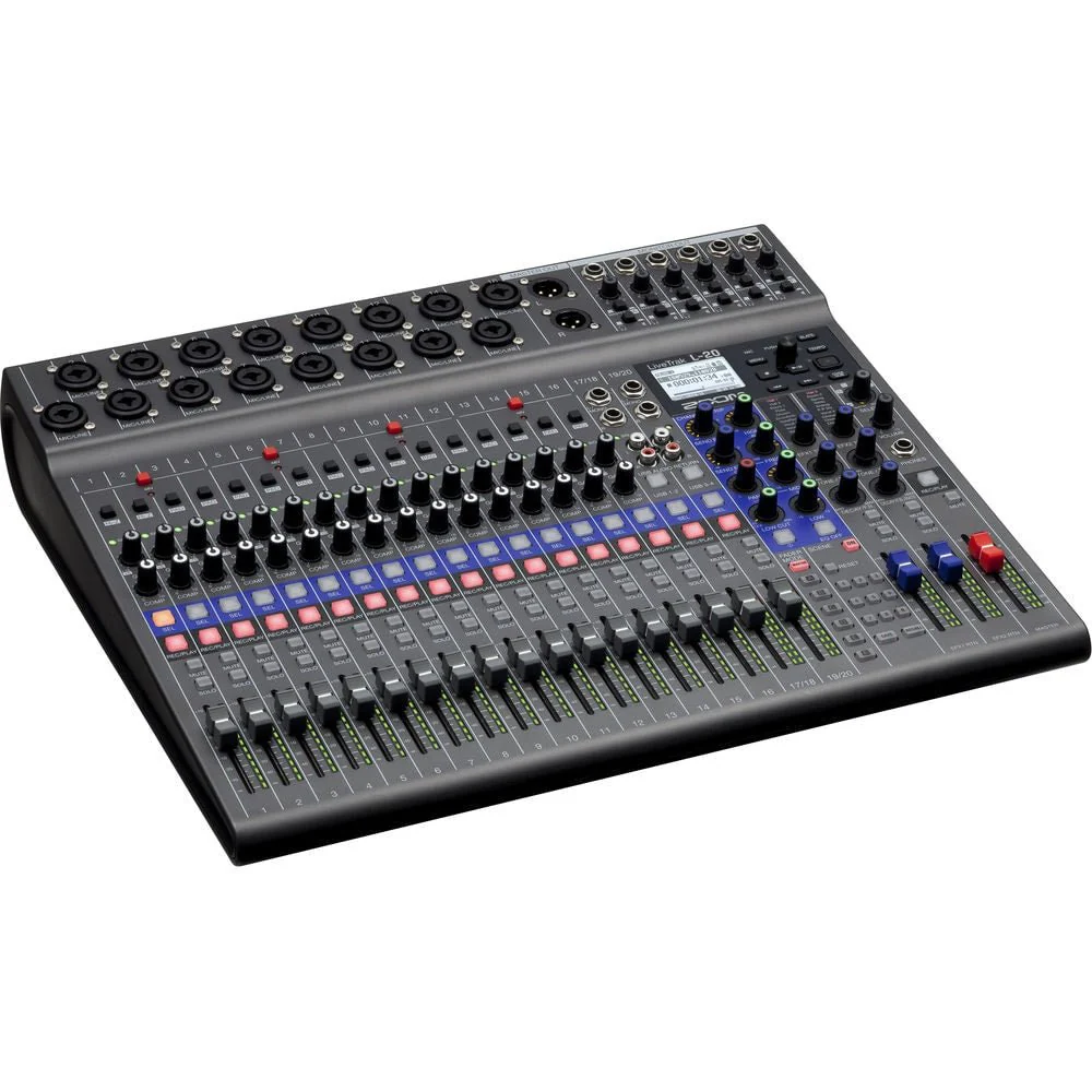 Zoom LiveTrak L-20 20Ch Digital Mixer / Recorder 22-in / 4-out USB Audio Interface - Image 5