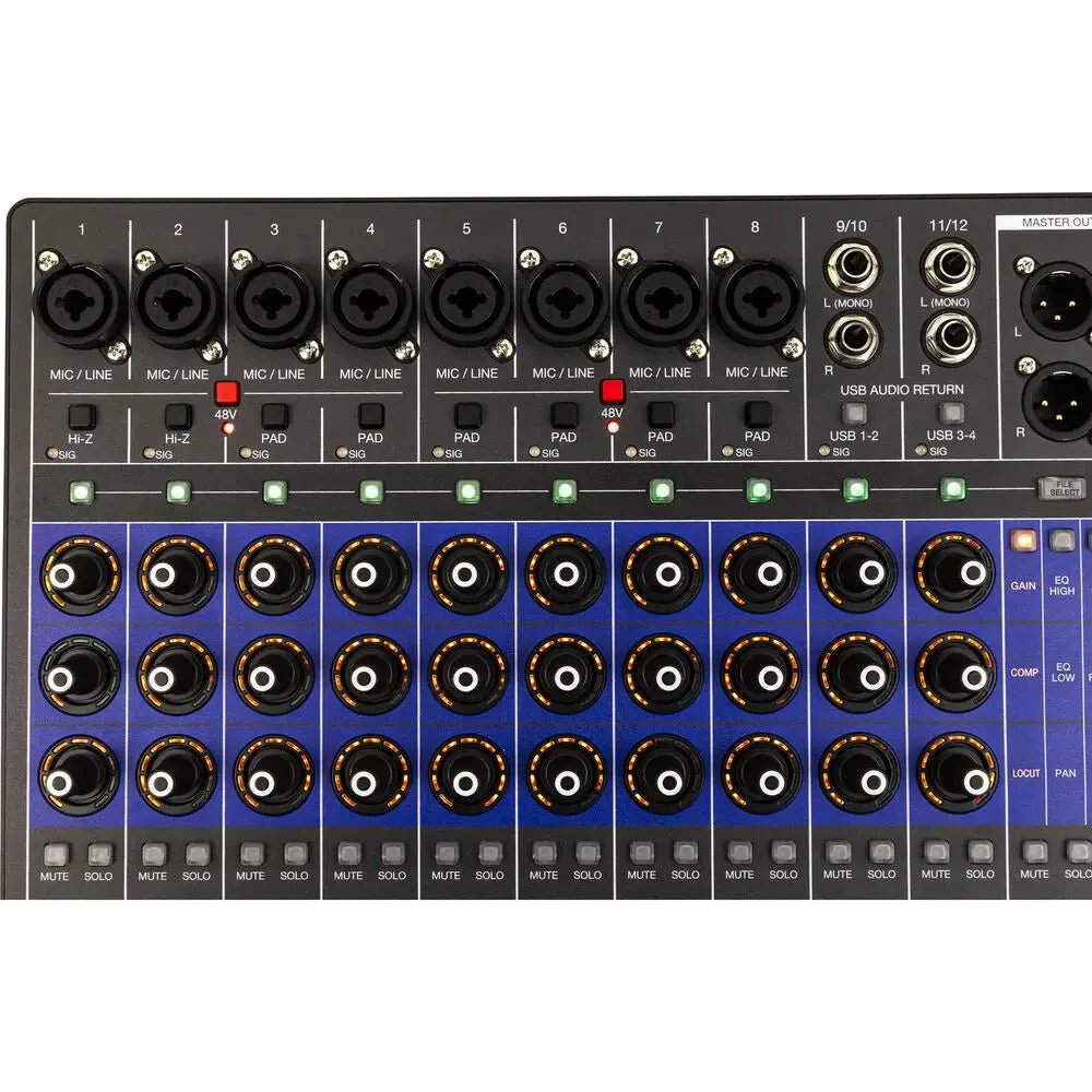 Zoom LiveTrak L12Next 12 Ch Digital Mixer & 32Bit Float Multitrack Recorder - Image 6