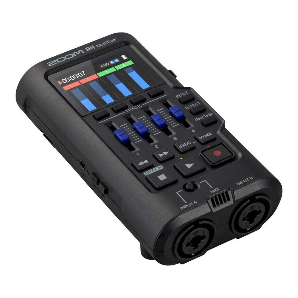 Zoom R4 MultiTrak 32-Bit Float 4-Tack Mixer & Recorder w/ 2x XLR Combo & Built-in Mic - Image 5